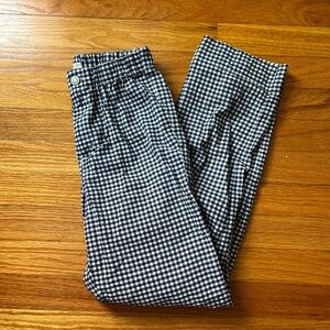 Brandy Melville John Galt Tilden Navy and White Gingham Pant